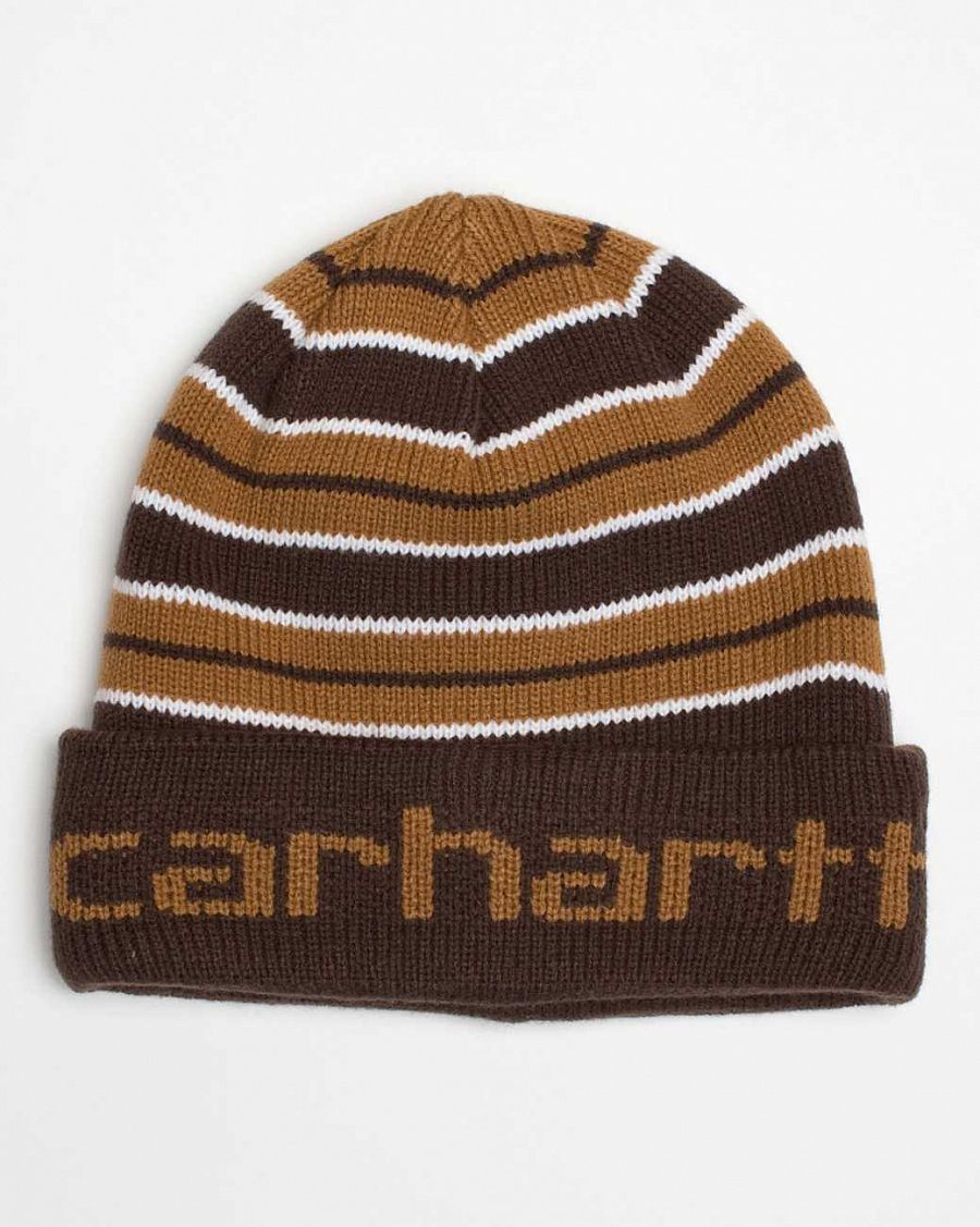 купить Шапка Carhartt Fanatic Hat Brown в Москве купить Шапка Carhartt Fanatic Hat Brown в Москве