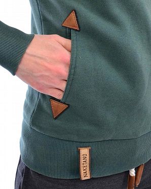Толстовка женская с капюшоном Naketano Karsal Dark Green