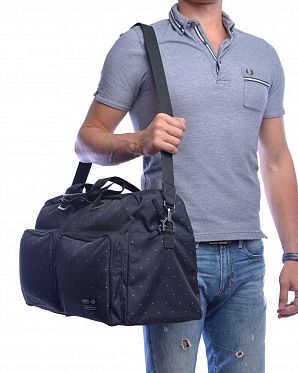 Сумка дорожная Brownbreath Oblique Cordura Boston Black Dot