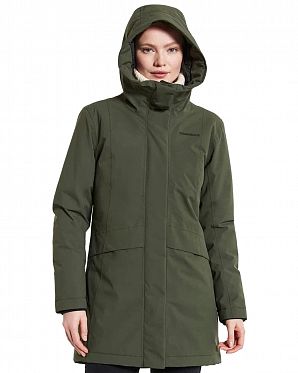 Демисезонная парка женская Didriksons Cajsa Green