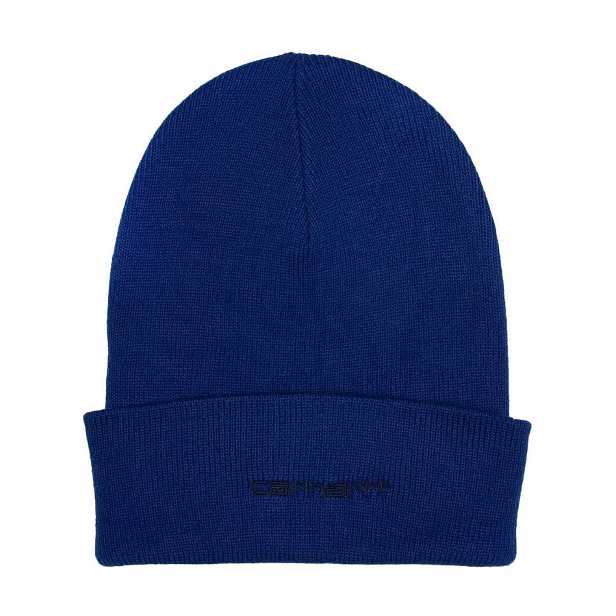 Шапка Carhartt WIP Watch Cap Script Deep Sea отзывы