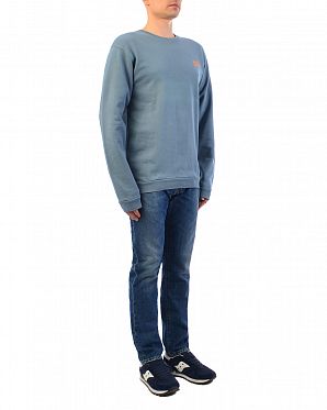 Толстовка мужская свитшот Wesc Speak Up Men's Crewneck Blue Graphite Толстовка мужская свитшот Wesc Speak Up Men's Crewneck Blue Graphite