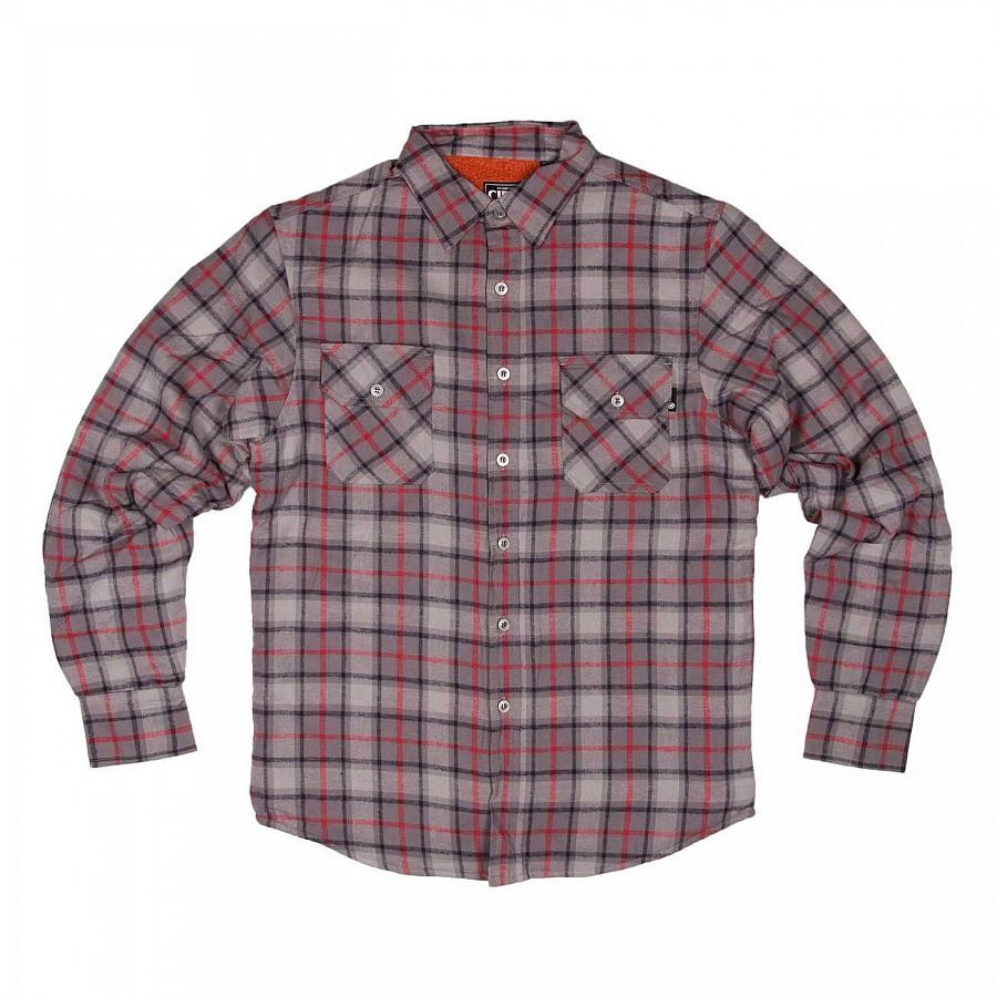 Рубашка Circa Mission Flannel LS Grey Plaid отзывы