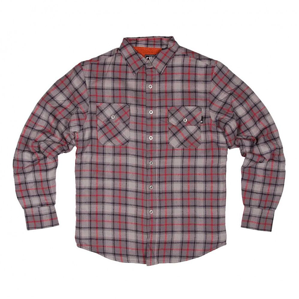 Рубашка Circa Mission Flannel LS Grey Plaid отзывы