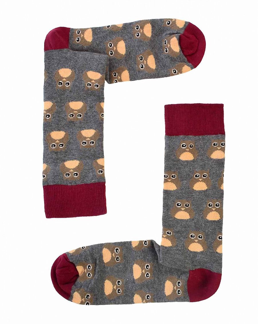 Носки мужские Happy Socks Owl Grey отзывы