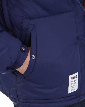 Пуховик мужской Addict Goose Duffel Navy Пуховик мужской Addict Goose Duffel Navy
