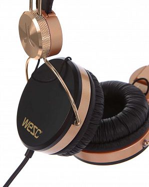 Наушники с микрофоном проводные складные WeSC Banjar On Ear Headphones Black