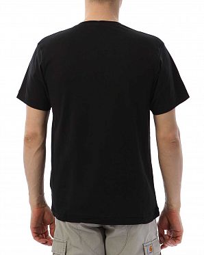 Футболка американская мужская Carhartt Slim Fit Black Футболка американская мужская Carhartt Slim Fit Black