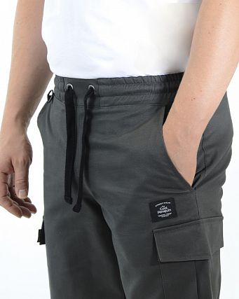 Джоггеры мужские зимние карго Cool Penguin JMTL 1713W Dark Gray