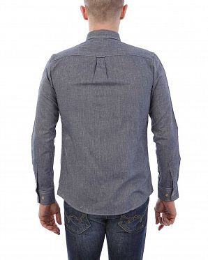 Рубашка мужская с длинным рукавом Publish Brand USA Viva Blue