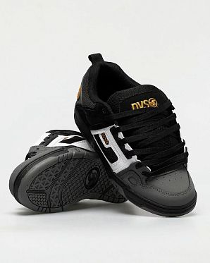 Кеды низкие мужские DVS COMANCHE Black White Charcoal Nubuk Кеды низкие мужские DVS COMANCHE Black White Charcoal Nubuk