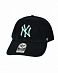 Бейсболка классическая с изогнутым козырьком '47 Brand Clean Up New York Yankees BKM Black