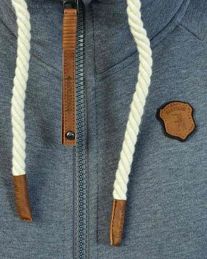 Толстовка женская с капюшоном Naketano Blonder Engel Dark Grey