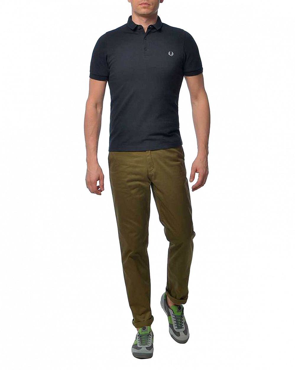 Брюки чинос мужские Fred Perry Chino Dark Olive отзывы