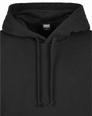Толстовка мужская с капюшоном Urban Classics 80's Hoody Black Толстовка мужская с капюшоном Urban Classics 80's Hoody Black