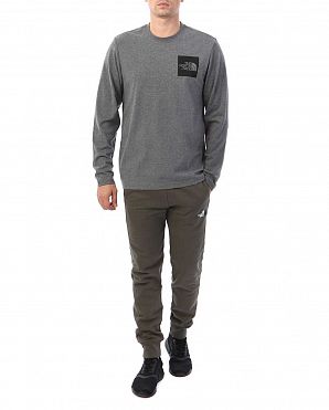 Футболка с длинным рукавом The North Face Fine Grey Футболка с длинным рукавом The North Face Fine Grey