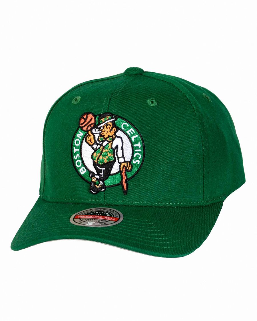 Бейсболка с изогнутым козырьком Mitchell and Ness HEATHER REDLINE Boston Celtics Green отзывы