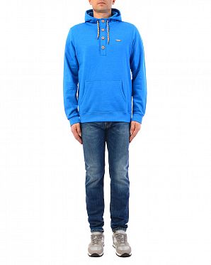 Толстовка мужская с капюшоном Iriedaily Hipster Hoody Blue