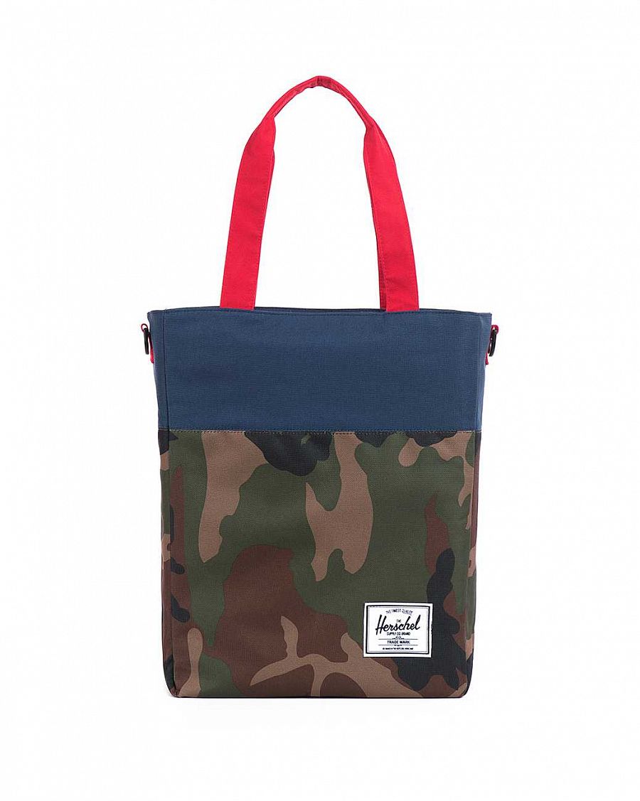 Сумка кросс-боди через плечо Herschel Pier Woodland Navy Red отзывы