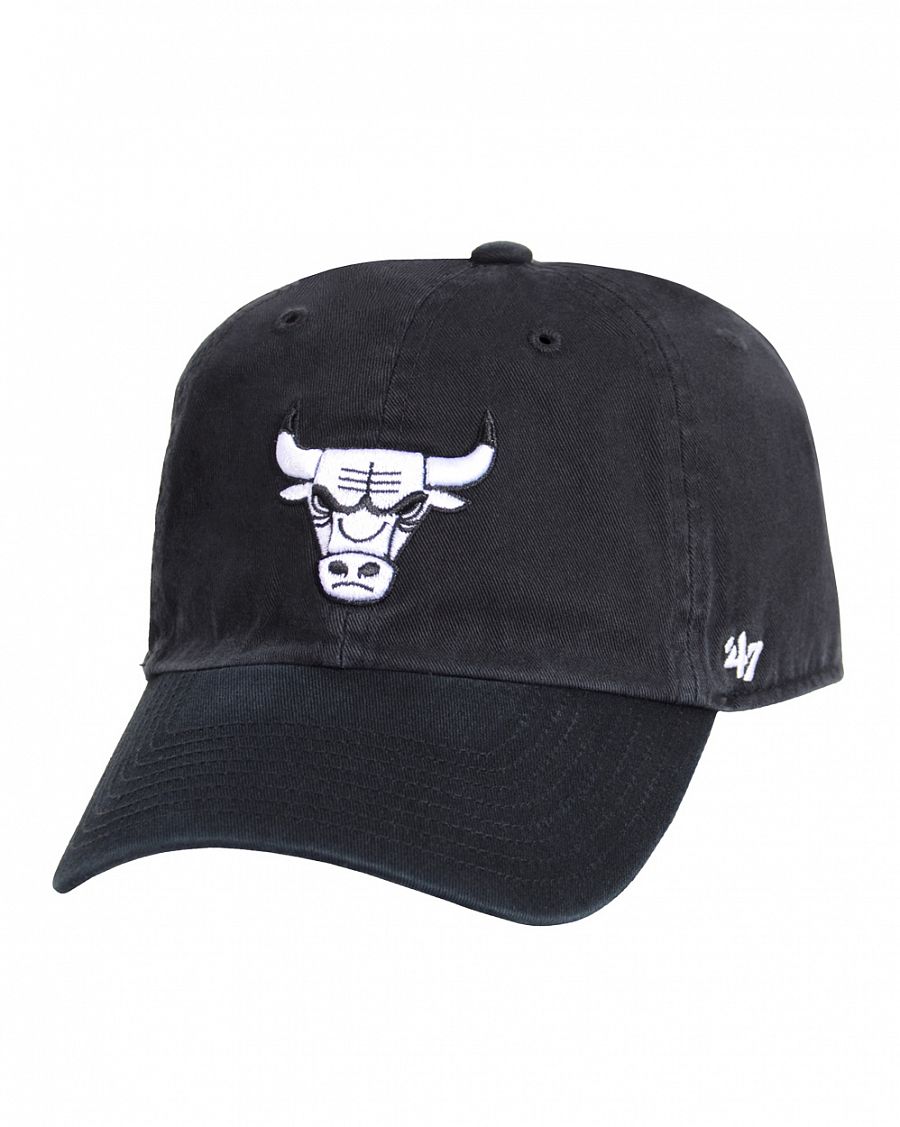 Бейсболка '47 Brand Clean Up Chicago Bulls Black White отзывы Бейсболка '47 Brand Clean Up Chicago Bulls Black White отзывы