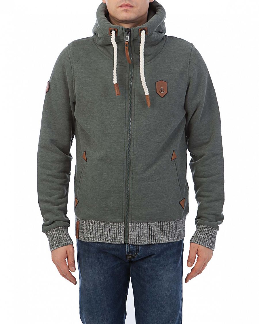 Толстовка мужская на молнии с капюшоном Naketano Muzzy Spitzbubi Forest Green отзывы Толстовка мужская на молнии с капюшоном Naketano Muzzy Spitzbubi Forest Green отзывы