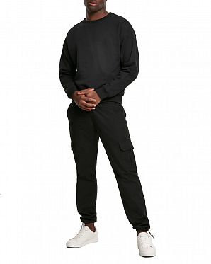 Джоггеры карго мужские Urban Classics 3199 Ripstop Black Джоггеры карго мужские Urban Classics 3199 Ripstop Black