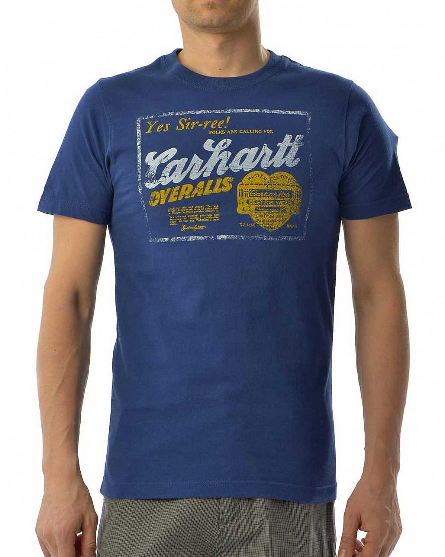 Футболка классическая мужская Carhartt Royal отзывы