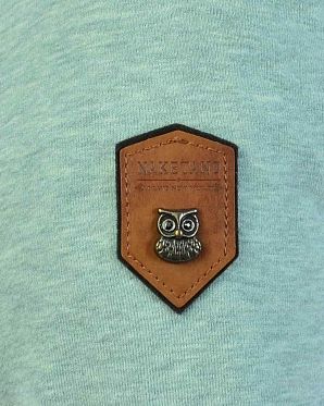 Толстовка женская с капюшоном Naketano Blonder Engel Wiederkauer Grun Melange