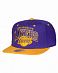 Бейсболка с прямым козырьком Mitchell and Ness EU161 GUARD Los Angeles Lakers Purple