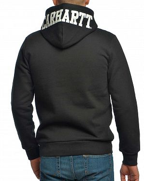 Толстовка мужская на флисе с капюшоном Carhartt Hooded Sweat Bridge Black