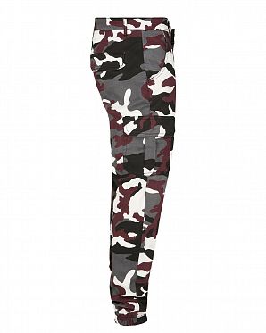 Джоггеры мужские карго Urban Classics Wine Camo Джоггеры мужские карго Urban Classics Wine Camo