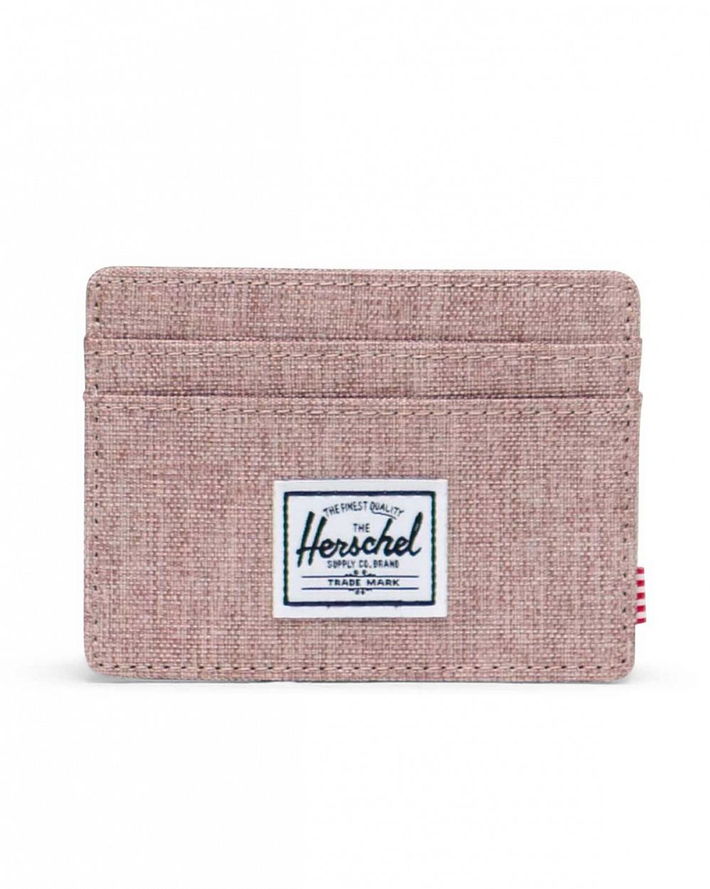 Визитница Herschel Charlie RFID Ash Rose Crosshatch отзывы