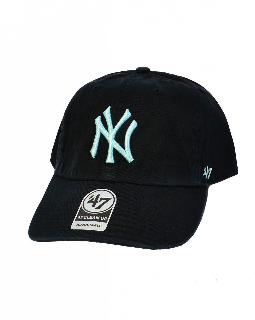 Бейсболка классическая с изогнутым козырьком '47 Brand Clean Up New York Yankees BKM Black отзывы