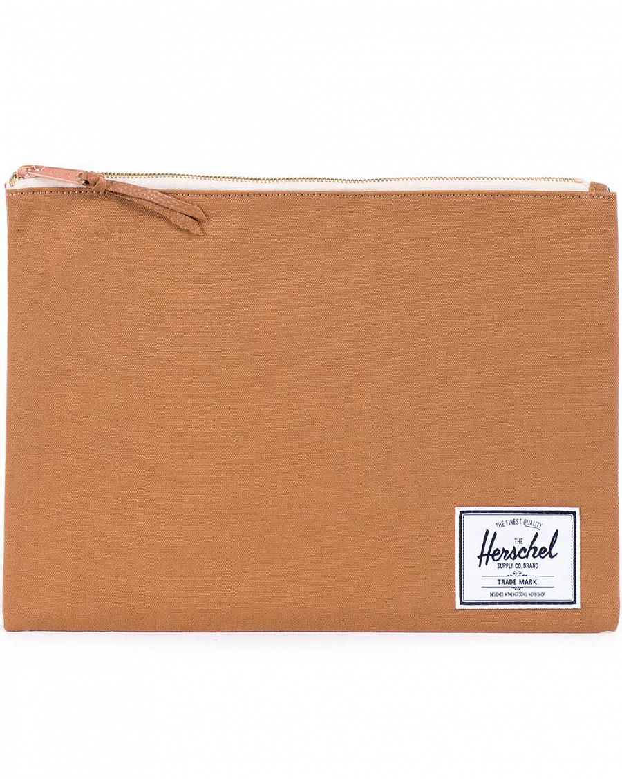 Клатч Herschel Network Extra Large Caramel Coated Cotton Canvas отзывы