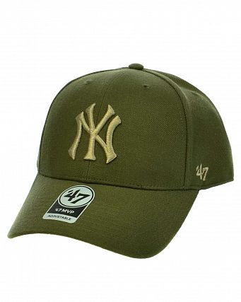 Бейсболка классическая с изогнутым козырьком '47 Brand MVP SNAPBACK New York Yankees SWI Sandalwood