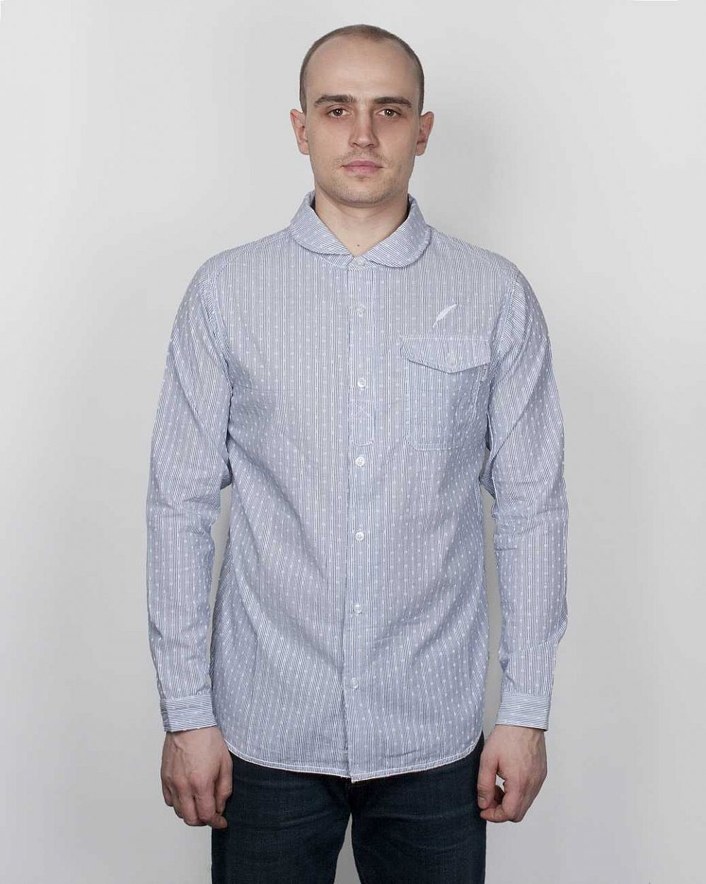 купить Рубашка Publish Seegard White Blue в Москве купить Рубашка Publish Seegard White Blue в Москве