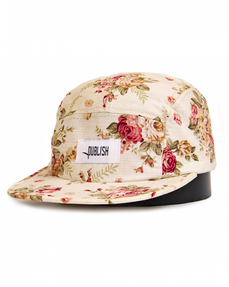 Бейсболка Publish 5 Panel White Rose отзывы