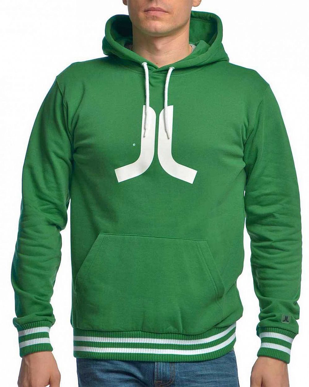 Толстовка мужская с капюшоном и карманом WeSC Icon Green отзывы
