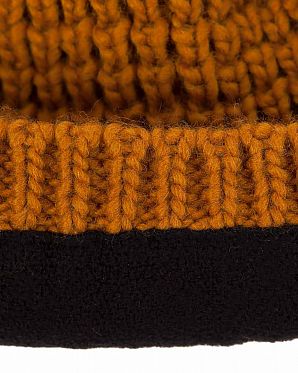 Шапка с помпоном зимняя женская Канада KyiKyi Classic Faux Fur Sandy Brown