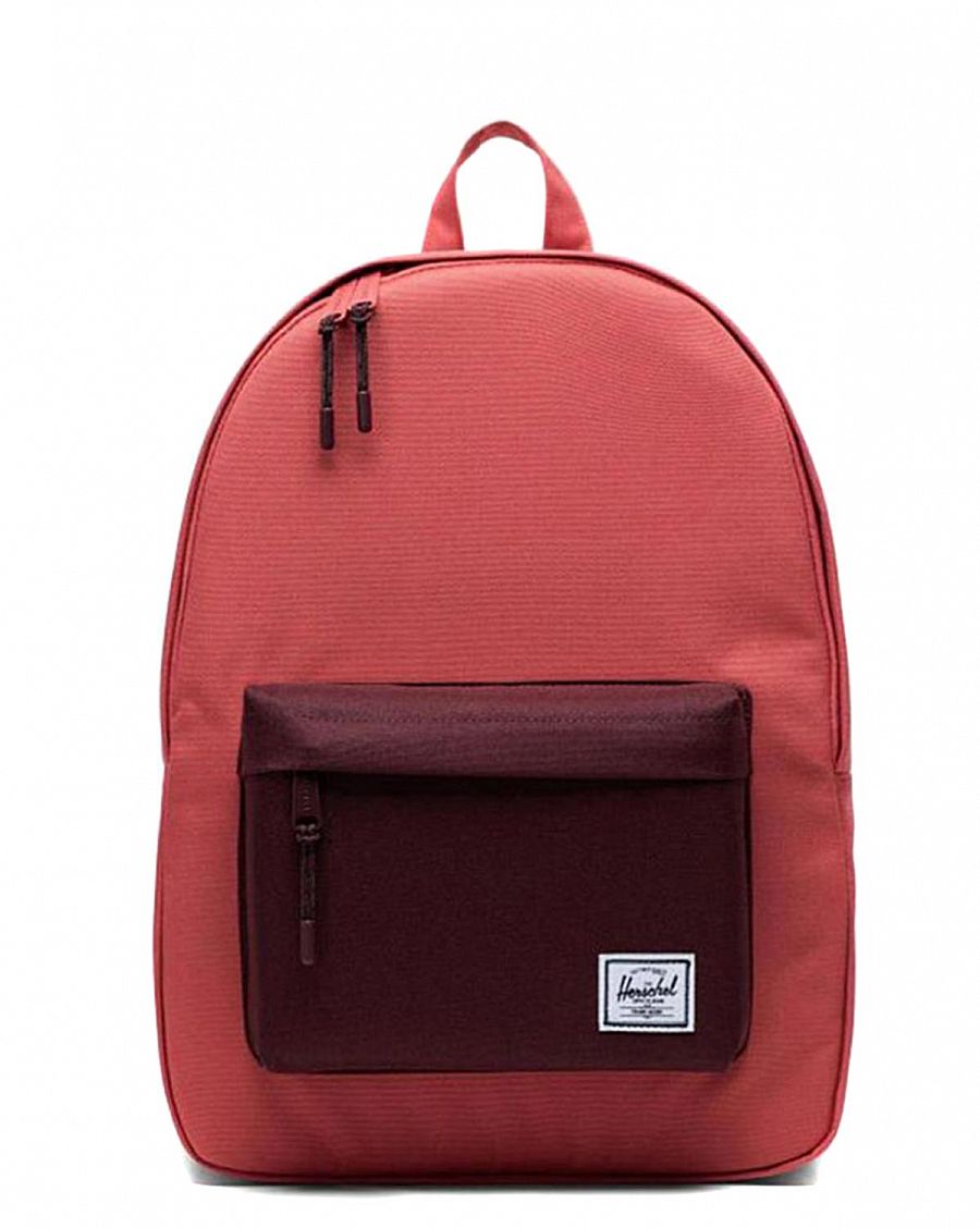 Рюкзак водостойкий универсальный Herschel Classic Mid Mineral Red Plum отзывы