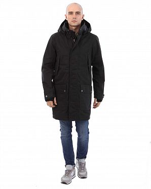 Парка мужская демисезонная водонепроницаемая Didriksons 1913 Ture Black