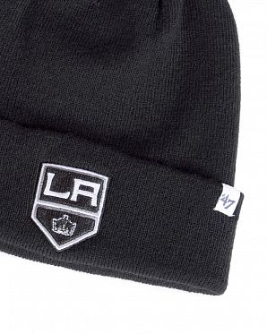 Шапка с подворотом '47 Brand NHL Los Angeles Kings Black Шапка с подворотом '47 Brand NHL Los Angeles Kings Black