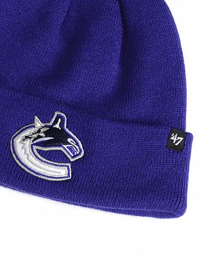 Шапка с подворотом '47 Brand NHL Vancouver Canucks Blue