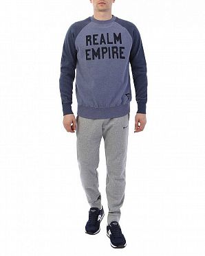 Толстовка свитшот мужская Realm & Empire Great Britain Blue Marl Толстовка свитшот мужская Realm & Empire Great Britain Blue Marl