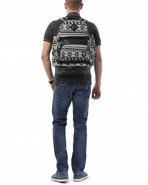 Рюкзак тканевый водостойкий с отделом для 13 ноутбука Obey Propaganda Submarine White Black Рюкзак тканевый водостойкий с отделом для 13 ноутбука Obey Propaganda Submarine White Black