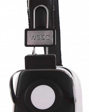 Наушники с микрофоном проводные складные WeSC Maraca On Ear Headphones Black White