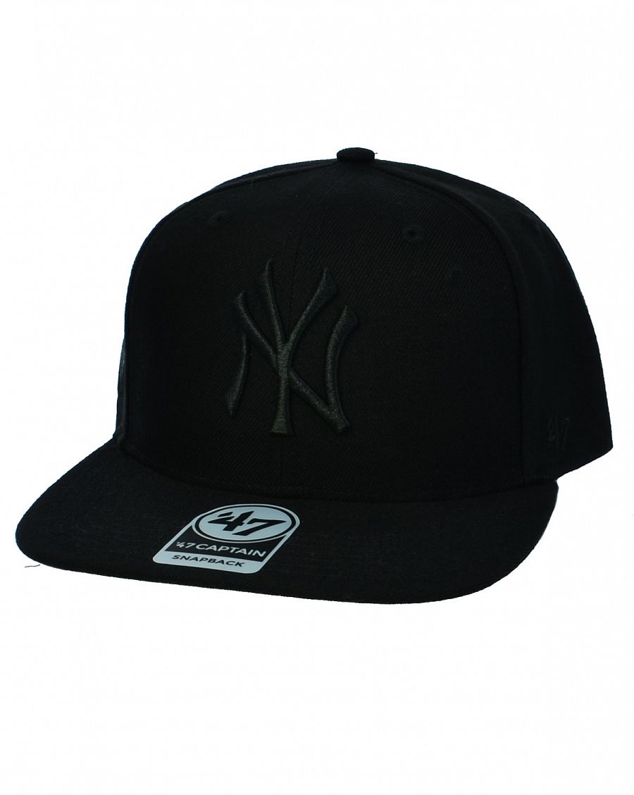 Бейсболка с прямым козырьком '47 Brand Captain Snapback SURE SHOT New York Yankees Black отзывы