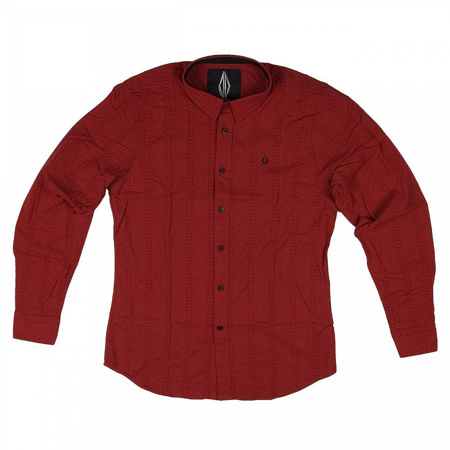 Рубашка Volcom Dustin Vco-op LS Red отзывы