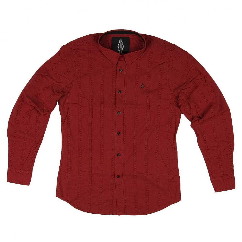 купить Рубашка Volcom Dustin Vco-op LS Red в Москве купить Рубашка Volcom Dustin Vco-op LS Red в Москве