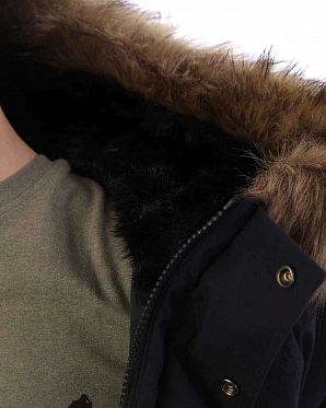 Куртка мужская авиатор Carhartt WIP Trapper Jacket Navy Куртка мужская авиатор Carhartt WIP Trapper Jacket Navy